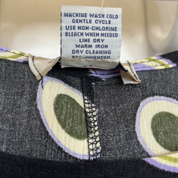 Long Black & Purple Polka Dot Sundress - SZ 9/10 - Picture 7 of 7